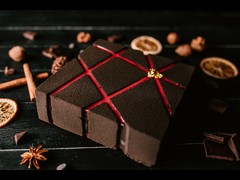 Цитрусово-шоколадный квадрат